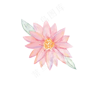 卡通花朵矢量素材