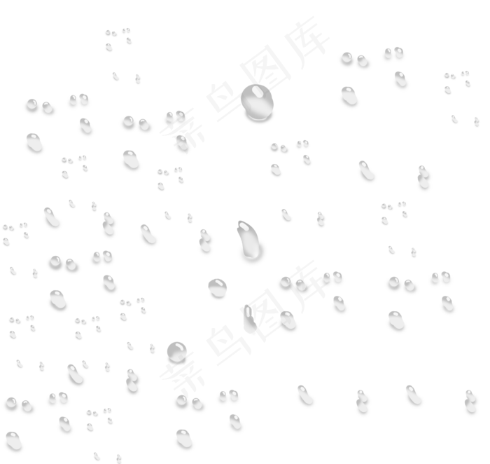 晶莹的水滴,免抠元素