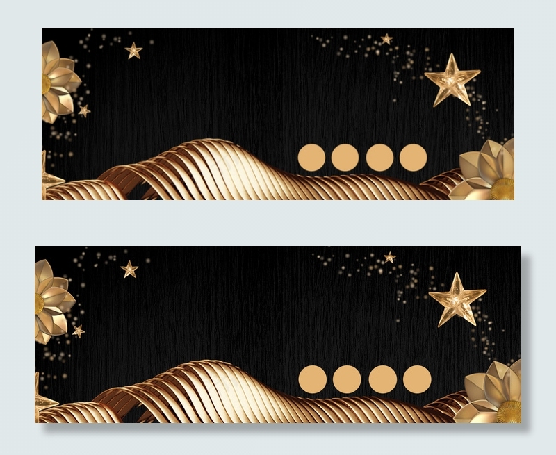 金融理财黑色背景简约风海报banner