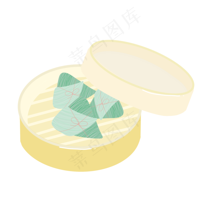 一笼糯米粽子(2000X2000(DPI:300))psd模版下载