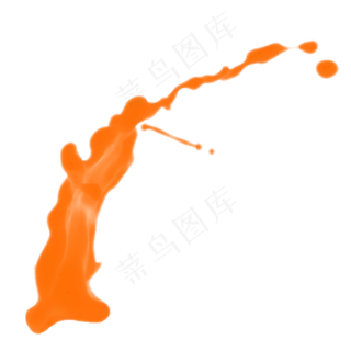 果汁橙汁飞溅,免抠元素