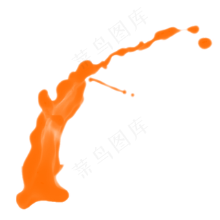果汁橙汁飞溅,免抠元素