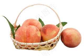 一个水果桃篮