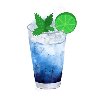 冰爽冷冻饮品,免抠元素
