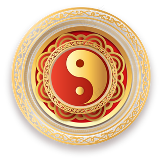 中国风立体太极八卦装饰,免抠元素