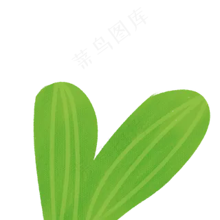 卡通绿色叶子下载