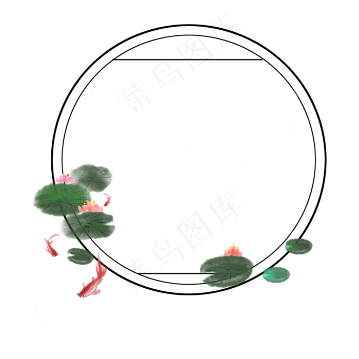 手绘立体立夏边框(2000X2000(DPI:300))psd模版下载