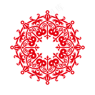 复古底纹怀旧中国风团花底纹