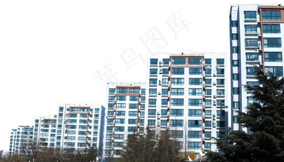 建筑小区住宅区公寓楼,免抠元素