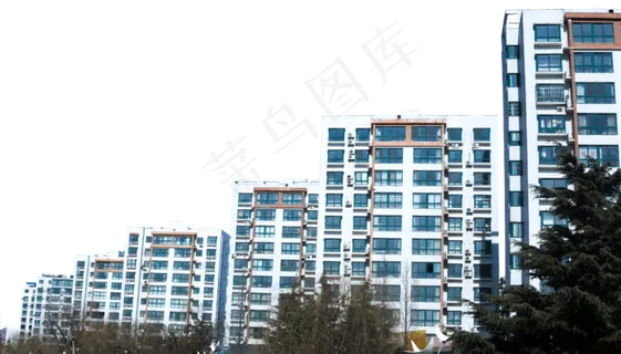 建筑小区住宅区公寓楼,免抠元素 建筑小区住宅区公寓楼,免抠元素
