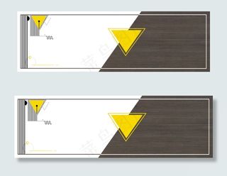 简约几何纹理banner