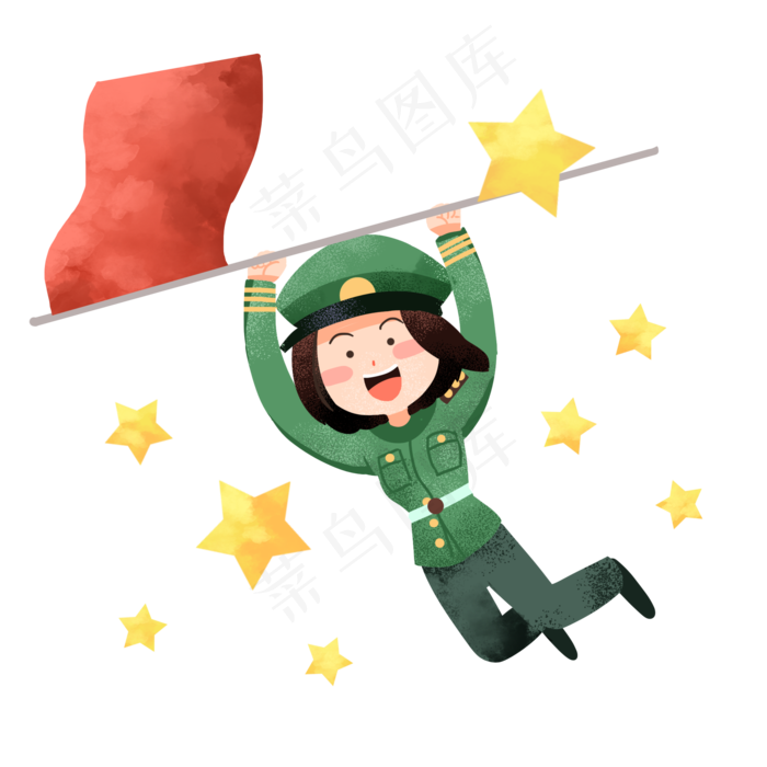 建军节快乐女孩
