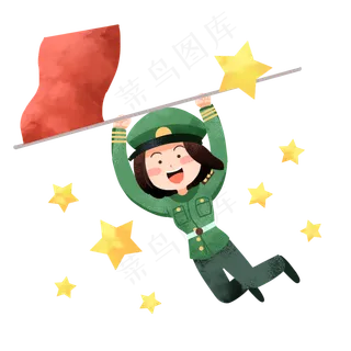 建军节快乐女孩