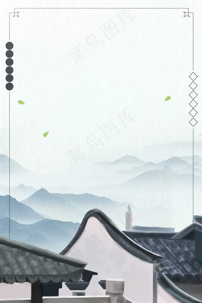 中国传统江南水乡民宿(3545*5315px 	      )psd模版下载