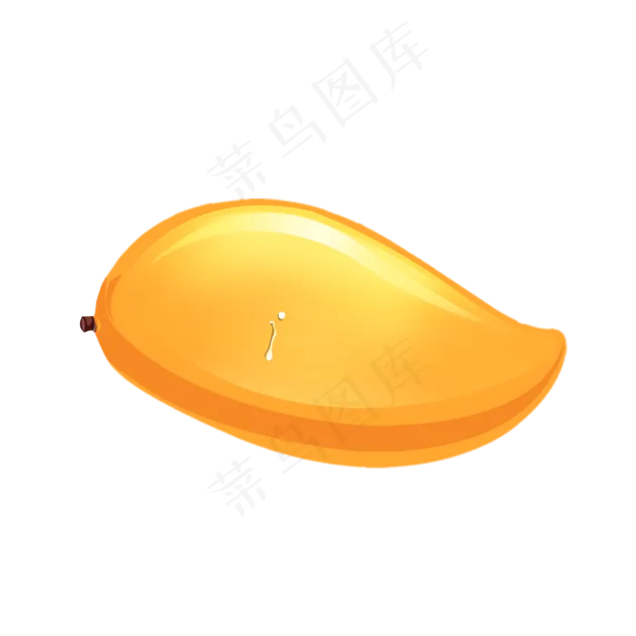 黄色卡通美味芒果(3000X3000(DPI:300))psd模版下载