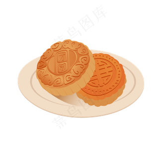 中秋节吃月饼矢量元素中秋,免抠元素