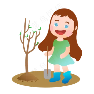 矢量手绘卡通人物