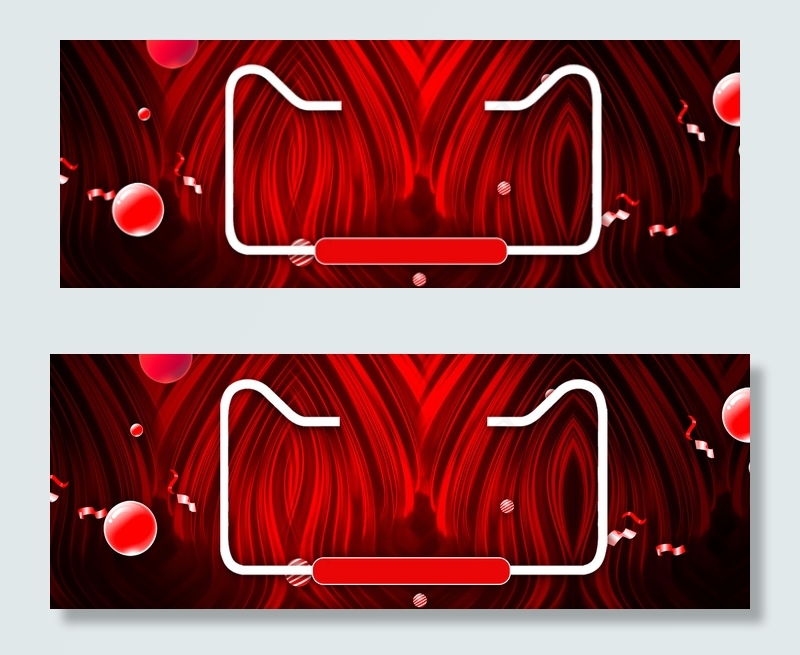 红色天猫双12活动背景