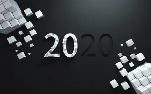 创意鼠年文字2020