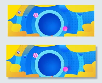 618蓝色渐变电商促销几何banner 618蓝色渐变电商促销几何banner