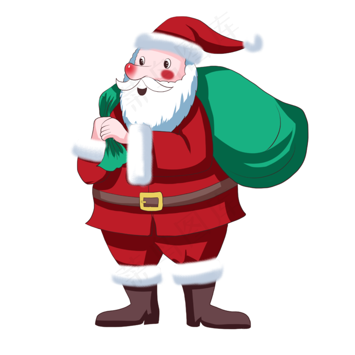 圣诞节圣诞老人圣诞日圣诞狂欢礼,免抠元素