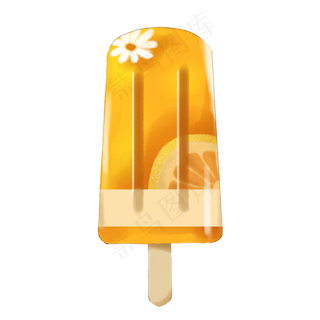 手绘夏日水果冰棍下载