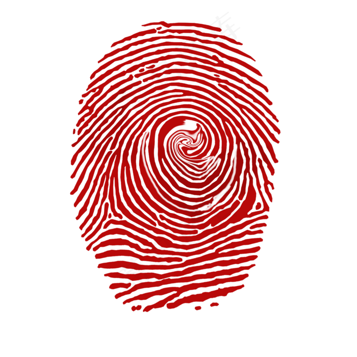红色指纹印章团队