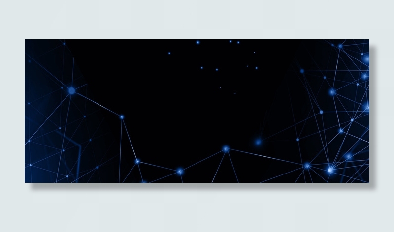 科技线条蓝色商务banner(1920*800px 	       )psd模版下载