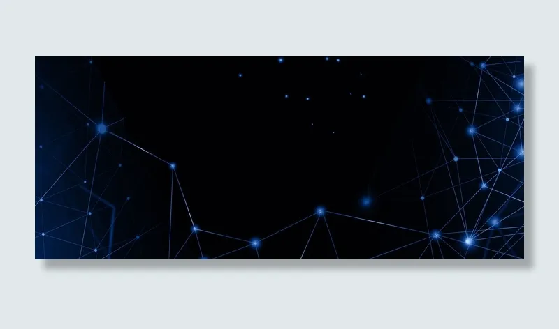 科技线条蓝色商务banner