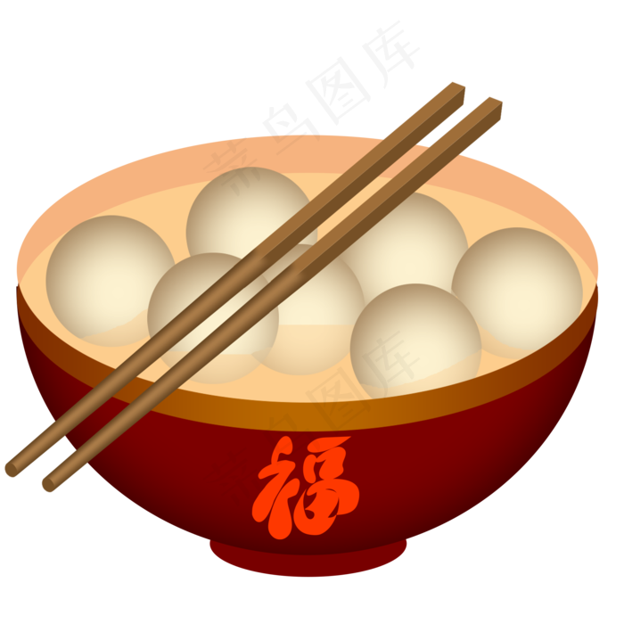 中国传统节日元宵节之汤圆,免抠元素