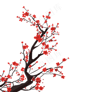花朵花卉梅花,免抠元素