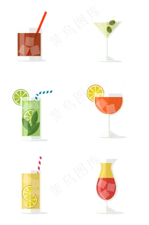 夏至夏天夏季饮料免扣图标素材 夏至夏天夏季饮料免扣图标素材