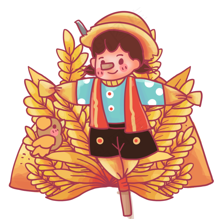 稻草人节气芒种