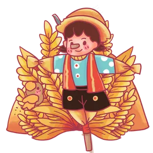 稻草人节气芒种
