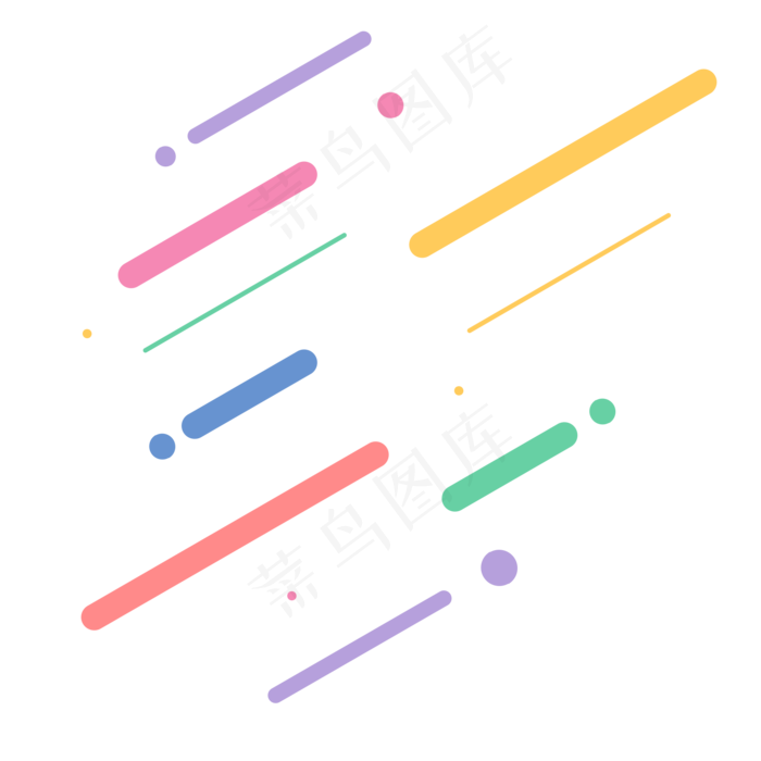 创意孟菲斯时尚线条装饰图案