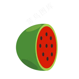 日系小清新唯美系列立秋西瓜