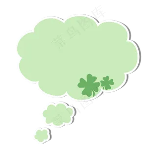 绿色气泡对话框下载