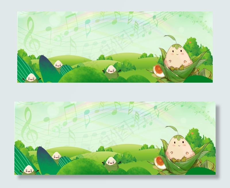 创意6.7端午节背景合成