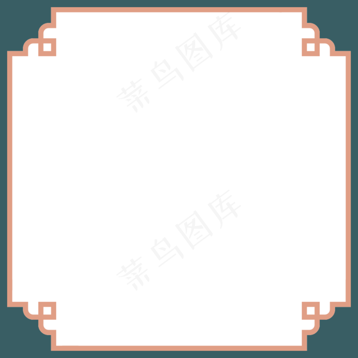 中式古风边框矢量