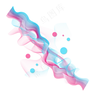618电商流体渐变清新免扣素材