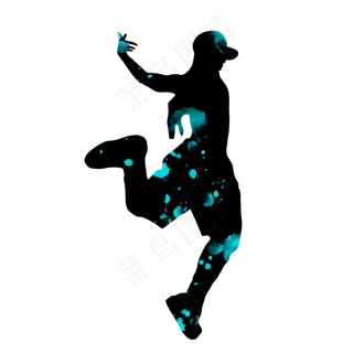 开学季舞蹈社团招新剪影,免抠元素