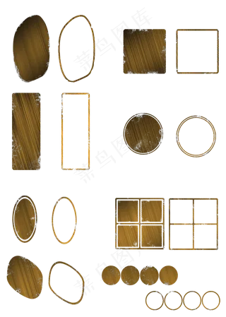 光线光效印章可商用元素