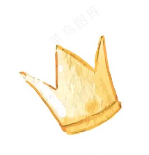 彩绘卡通婴儿玩具皇冠设计,免抠元素