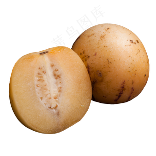 实拍整块水果内部结构