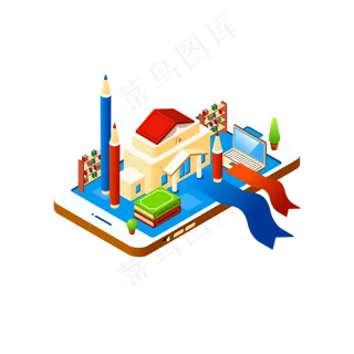 未来科技网络学校在线学习,免抠元素