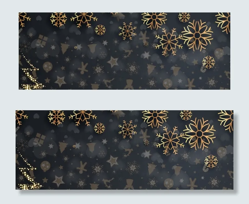 圣诞节banner(1920*700px 	       )psd模版下载