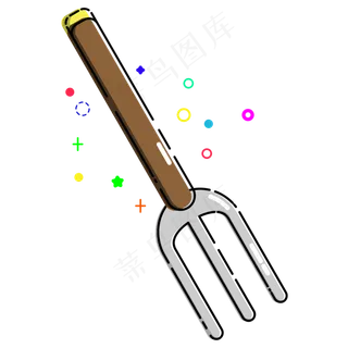 MBE风格铁耙矢量免抠png