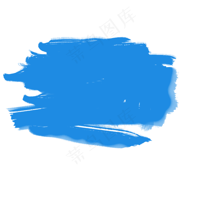 蓝色笔刷油漆痕迹