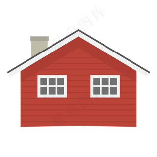 卡通矢量房子屋子,免抠元素