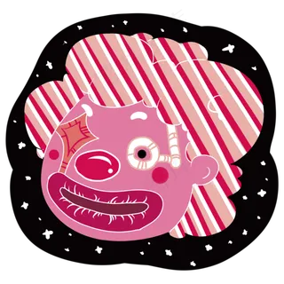 愚人节爆炸头胖小丑夸张免抠元素